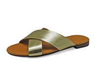 Women Sandals LS-10 Gold Nappa